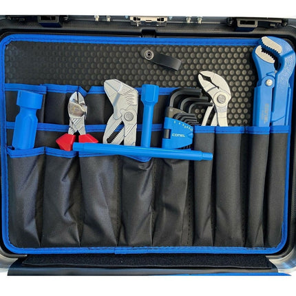 CONEL Werkzeugkoffer ABS 24 - tlg. – Profi - Set für Sanitär - , Heizungs - und Klimatechnik (Werkzeugkoffer) kaufen bei Linkreich – Jetzt entdecken!