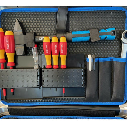CONEL Werkzeugkoffer ABS 24 - tlg. – Profi - Set für Sanitär - , Heizungs - und Klimatechnik (Werkzeugkoffer) kaufen bei Linkreich – Jetzt entdecken!