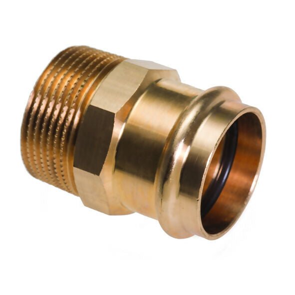 CONNECT Press Übergangsstück V - Kontur 15 mm x 1/2 Außengewinde – CONEL (Fittings | Übergangsstück | Kupfer | Installation) kaufen bei Linkreich – Jetzt entdecken!