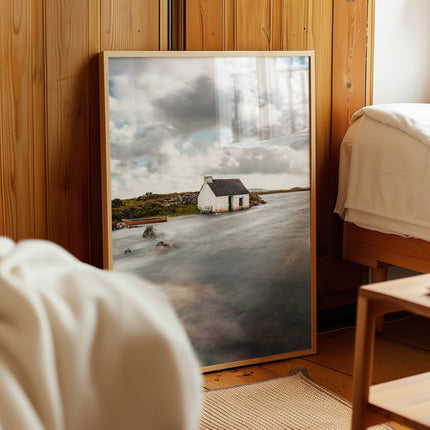 Fisherman's Bothy – Irish Coastal Cottage Wall Art Print