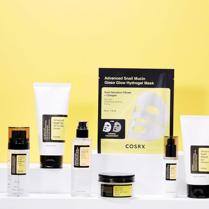 COSRX Advanced Snail Mucin Glass Glow Hydrogel Mask 3St. - Gesichtsmaske