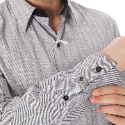 Costume National Langarmshirt Herren Weiss – Italienisches Hemd aus Baumwolle