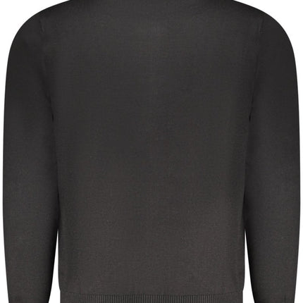 SEO. COVERI MOVING Cardigan Herren Schwarz – Strickjacke mit Reißverschluss für Herbst/Winter - Schwarz Linkreich