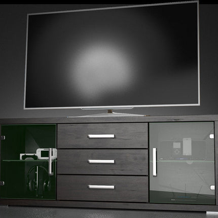 SEO. CREATO TV - Sideboard/Longboard Massivholz Kommode - Wenge Linkreich