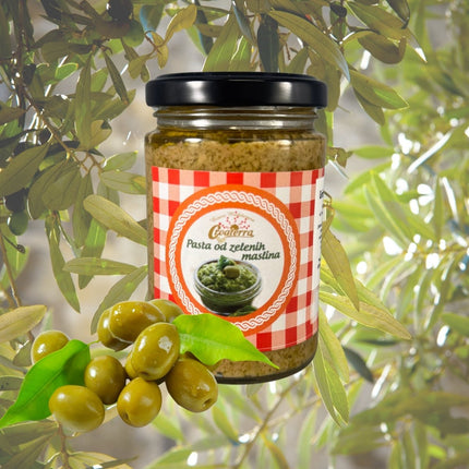SEO. Croaterra Olivenpaste aus grünen Oliven 180g - Linkreich