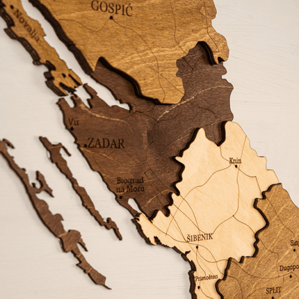 Croatia 3D Wooden Map (3D Wooden Country Maps) kaufen bei Linkreich – Jetzt entdecken!