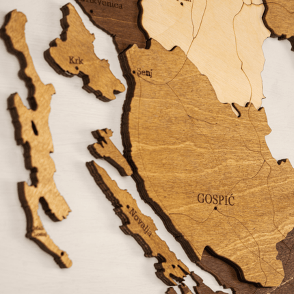 Croatia 3D Wooden Map (3D Wooden Country Maps) kaufen bei Linkreich – Jetzt entdecken!
