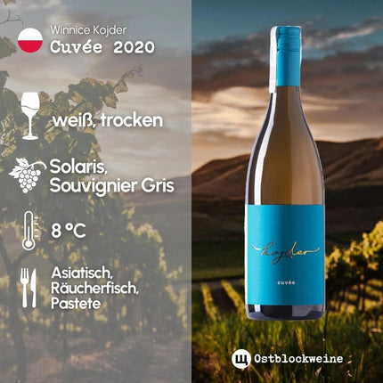 SEO. Cuvée 2022 - Bio - Weißwein trocken aus Polen - Linkreich