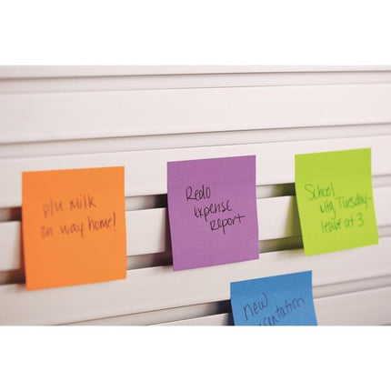 Post-it® Notes, Verschiedene Neonfarben, 38 mm x 51 mm, 100 Blatt/Block, 3 Blöcke/Packung, 100% PEFC, SGSCH-PEFC-COC-110078 | Packung (1 Set)