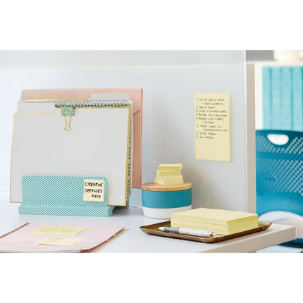 Post-it® Super Sticky Notes, 76 mm x 127 mm, 90 Blatt/Block, 100% PEFC