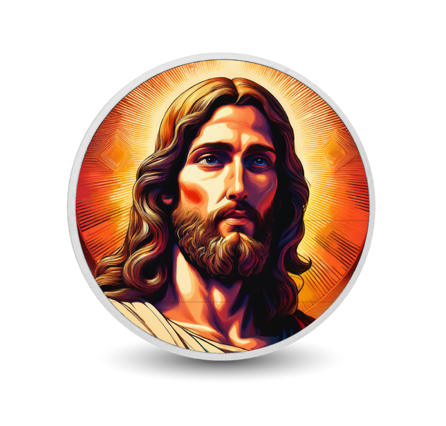 Light of the World 1oz Silver Coloured Coin