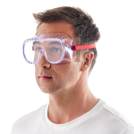 3M™ Classic Schutzbrille 4700, direkt belüftet, Klarsichtscheibe | Packung (1 Stück)