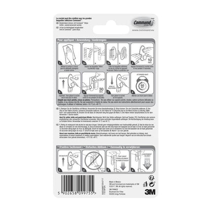 Command™ Kleider-Haken, 17019-FGN | Packung (1 Stück)