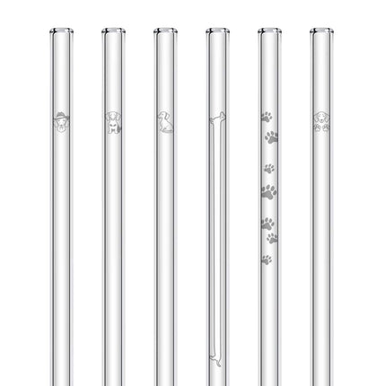 Dackel Glasstrohhalme 6 süße Dackel Motive für alle Hundeliebhaber (Glastrinkhalme) kaufen bei Linkreich – Jetzt entdecken!