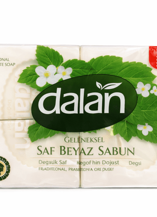 Dalan Sultan Hamamseife 4 x 125g – Traditionelle Türkische Kernseife mit Zitrusduft - Linkreich