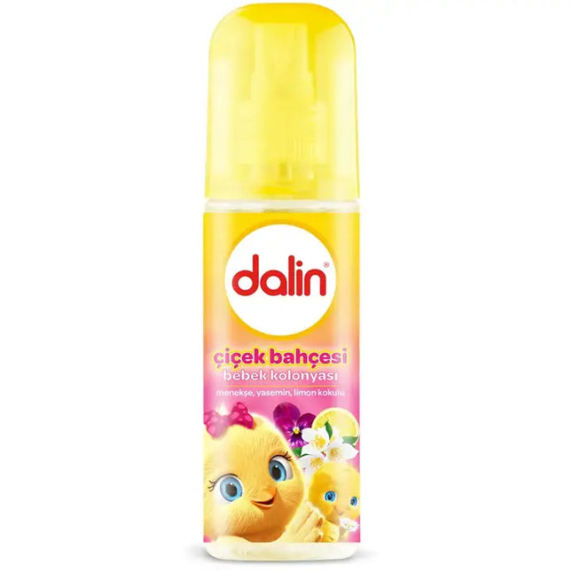 Dalin Baby Cologne Blumengarten 150 ml – Veilchen & Jasmin, frischer Zitronen-Akzent