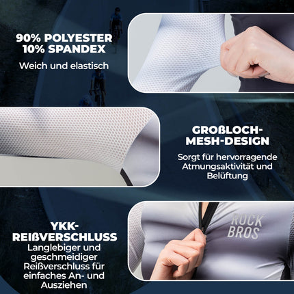 Damen Langarm - Radtrikot Schnell Trocknend Atmungsaktiv (Fahrradtrikot) kaufen bei Linkreich – Jetzt entdecken!