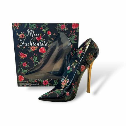 Damen Parfüm » Stiletto mit Blumenmuster 100 ml Eau de Parfum | Tiverton Miss Fashionista Black