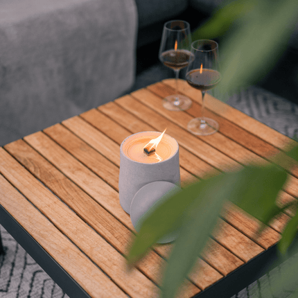 SEO. Dauerfeuer Outdoor - Grau Linkreich