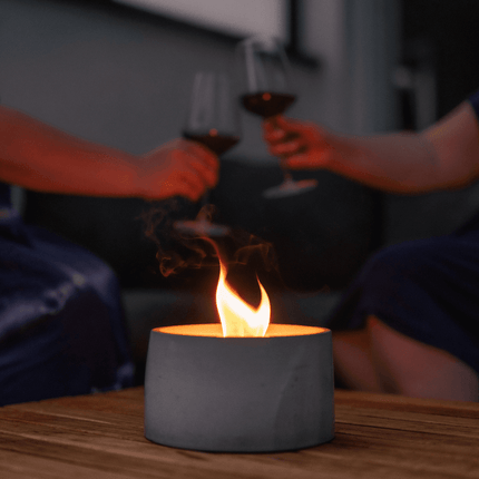 SEO. Dauerfeuer Outdoor - Grau Linkreich