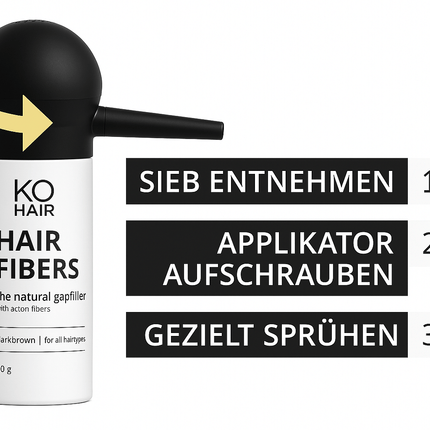 KÖ-HAIR Applikator für KÖ-HAIR Fibers
