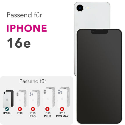 NALIA AntiSpyX für iPhone 16e Glas, Privacy Schutzglas [9H], Blickschutz nur frontal sichtbar, Gehärtetes Hartglas, Touchpräzise, Kratzfest, Blasenfrei, Anti-Fingerprint Glasfolie