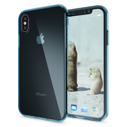 NALIA 360 Grad Hülle für Apple iPhone X XS, Full Cover Rundum Handy Schutz Case