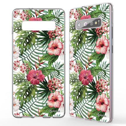 NALIA Handy Hülle für Samsung Galaxy S10, Slim Silikon Hülle Motiv Case Cover