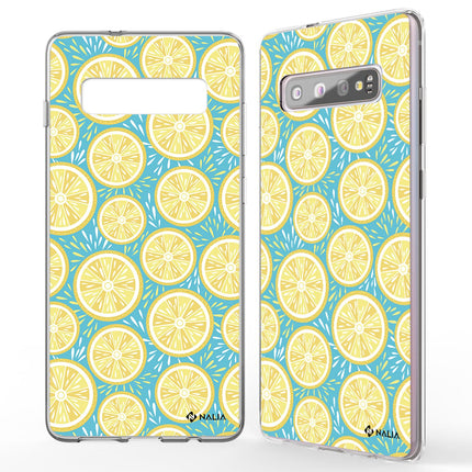 NALIA Handy Hülle für Samsung Galaxy S10, Slim Silikon Hülle Motiv Case Cover