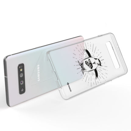 NALIA Handy Hülle für Samsung Galaxy S10, Slim Silikon Hülle Motiv Case Cover