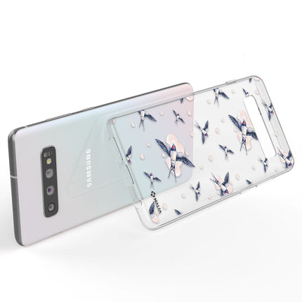 NALIA Handy Hülle für Samsung Galaxy S10, Slim Silikon Hülle Motiv Case Cover