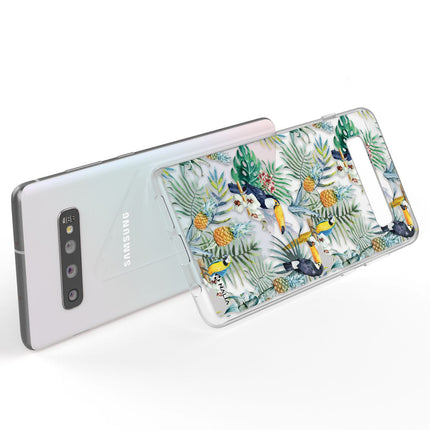 NALIA Handy Hülle für Samsung Galaxy S10, Slim Silikon Hülle Motiv Case Cover