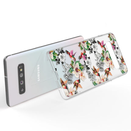 NALIA Handy Hülle für Samsung Galaxy S10, Slim Silikon Hülle Motiv Case Cover