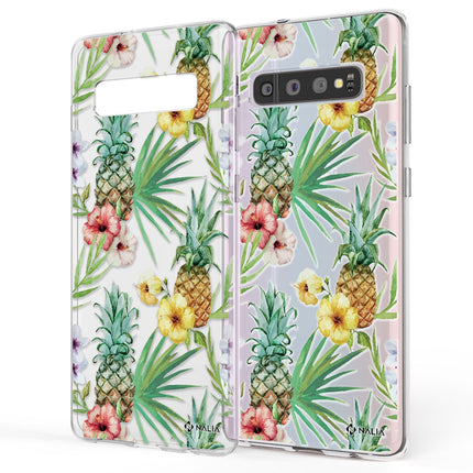 NALIA Handy Hülle für Samsung Galaxy S10, Slim Silikon Hülle Motiv Case Cover