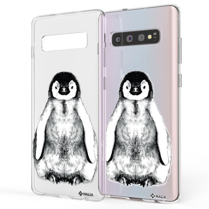 NALIA Handy Hülle für Samsung Galaxy S10, Slim Silikon Hülle Motiv Case Cover