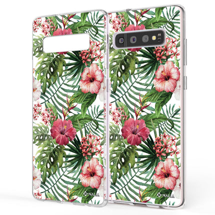 NALIA Handy Hülle für Samsung Galaxy S10, Slim Silikon Hülle Motiv Case Cover