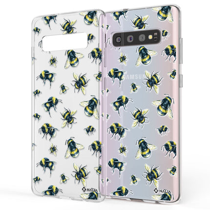 NALIA Handy Hülle für Samsung Galaxy S10, Slim Silikon Hülle Motiv Case Cover