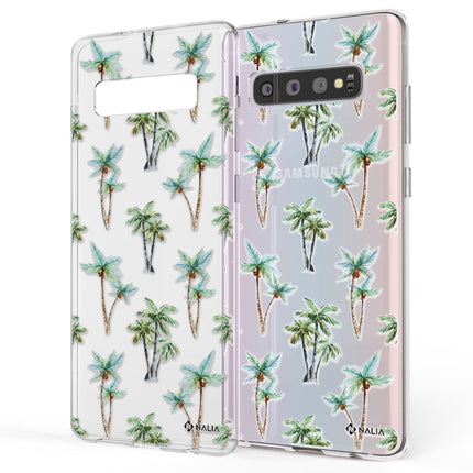 NALIA Handy Hülle für Samsung Galaxy S10, Slim Silikon Hülle Motiv Case Cover