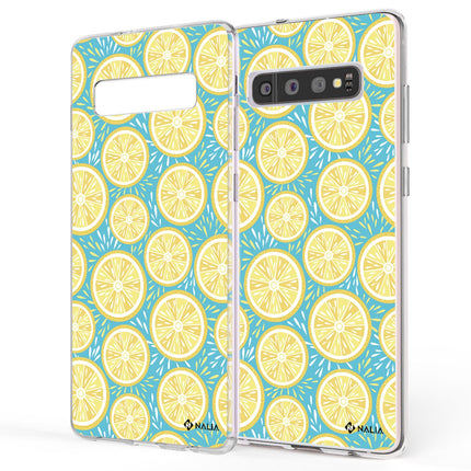 NALIA Handy Hülle für Samsung Galaxy S10, Slim Silikon Hülle Motiv Case Cover