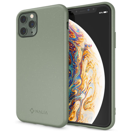 NALIA Bio Handy Hülle für iPhone 11 Pro Max, Nachhaltig Abbaubar Öko Case Cover