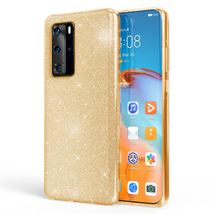 NALIA Glitzer Handyhülle für Huawei P40 Pro, Glitzer Handy Hülle Cover Schutz Tasche