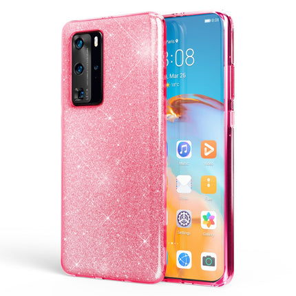 NALIA Glitzer Handyhülle für Huawei P40 Pro, Glitzer Handy Hülle Cover Schutz Tasche