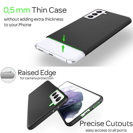 NALIA Hard Case für Samsung Galaxy S21 Plus, Dünn Handy Hülle Cover Bumper Etui