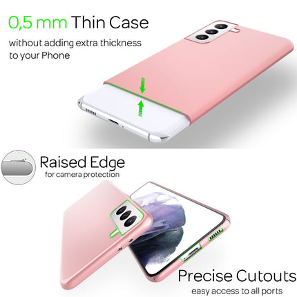 NALIA Hard Case für Samsung Galaxy S21 Plus, Dünn Handy Hülle Cover Bumper Etui