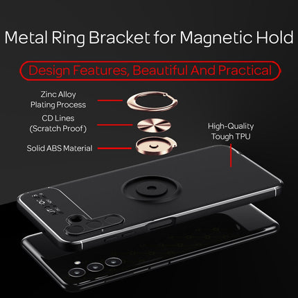 Hülle für Samsung Galaxy A13 5G Ringhülle Ständer Aufsteller Cover Schutzhülle