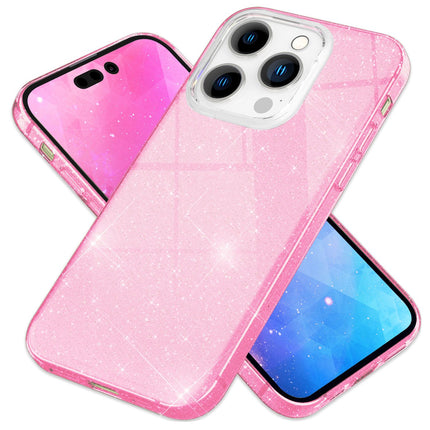 Hülle für iPhone 14 Pro Max - Glitzer Silikon Handyhülle Diamant Glitter Case