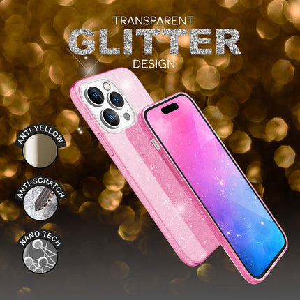 Hülle für iPhone 14 Pro Max - Glitzer Silikon Handyhülle Diamant Glitter Case