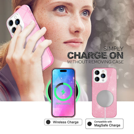 Hülle für iPhone 14 Pro Max - Glitzer Silikon Handyhülle Diamant Glitter Case