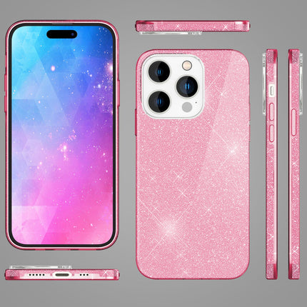 Hülle für iPhone 14 Pro Max - Glitzer Silikon Handyhülle Diamant Glitter Case