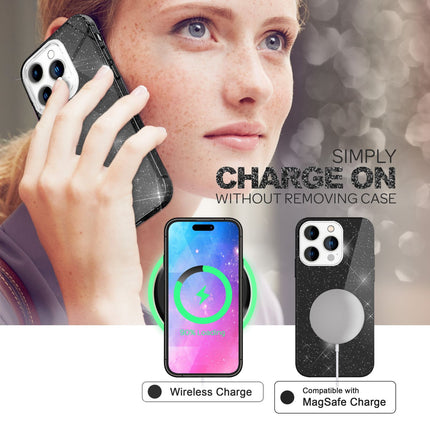 Hülle für iPhone 14 Pro Max - Glitzer Silikon Handyhülle Diamant Glitter Case